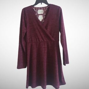Alya Francesca's burgandy dress NWT size large